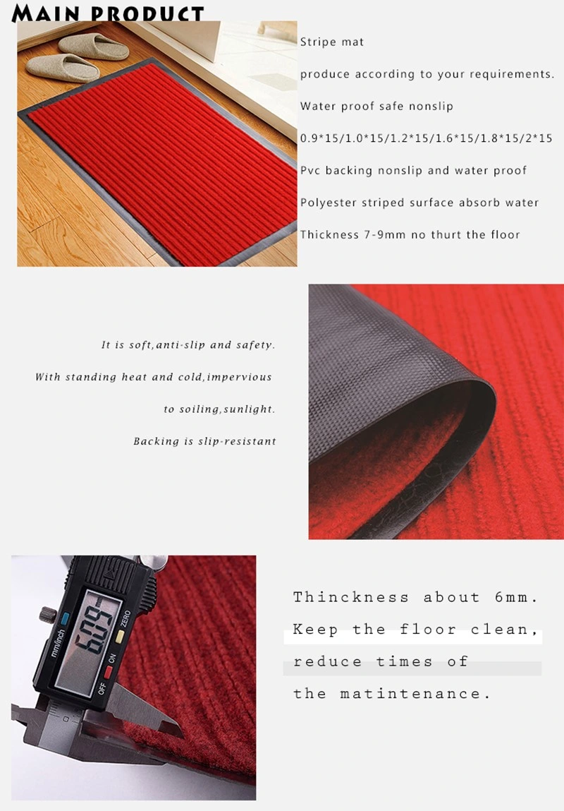 Ribbed Indoor Commercial Entrance Mat - 1200 X 1800mm/Mats & Runners